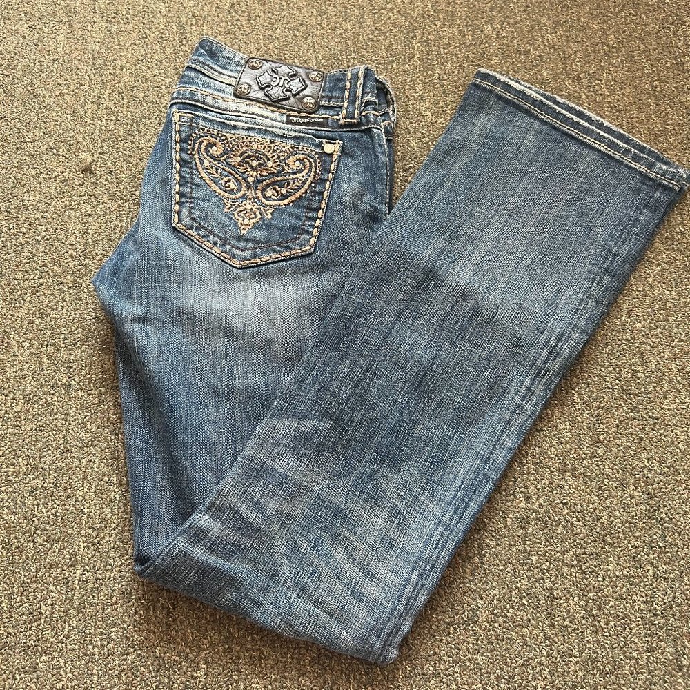 Miss Me Jeans 28 Womens Boot Cut JPW5123 Denim
